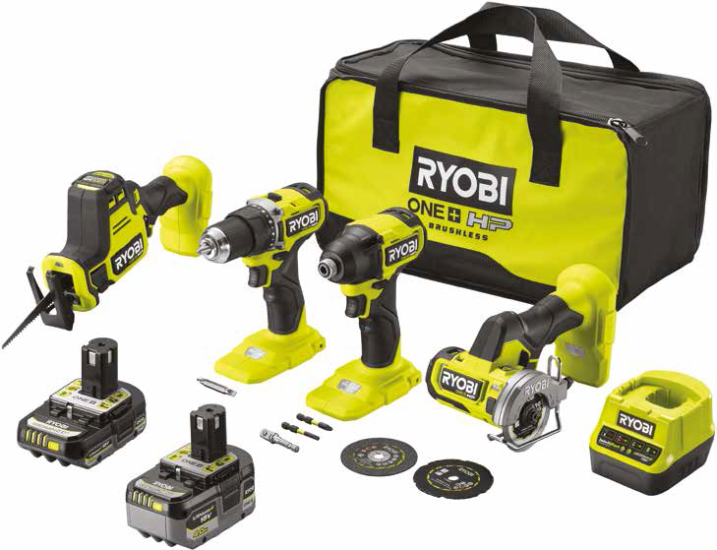 Ryobi RCK184A-2C42S 18V Combo Kıt IN2