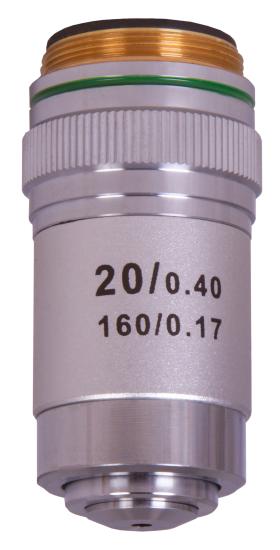 Levenhuk MED 20x Akromatik Objektif