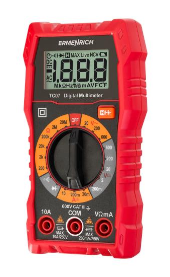 Ermenrich Zing TC07 Dijital Multimetre