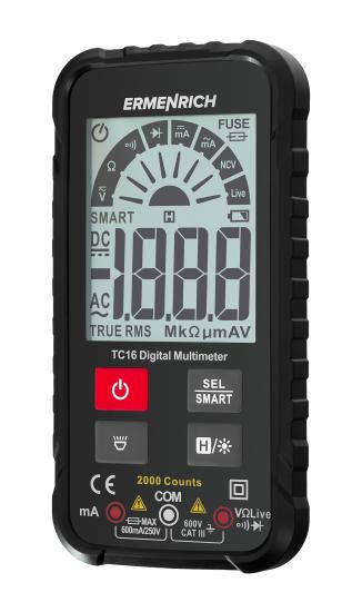 Ermenrich Zing TC16 Dijital Multimetre