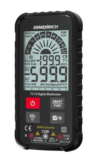 Ermenrich Zing TC19 Dijital Multimetre