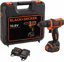 Black+Decker BDCDD12K 10.8V 1.5AH LI-ION Matkap