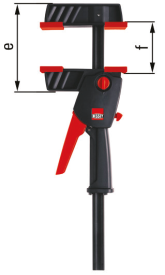 Bessey BESDUO16 160mm Cırcır Mekanizmalı Tek El İşkence