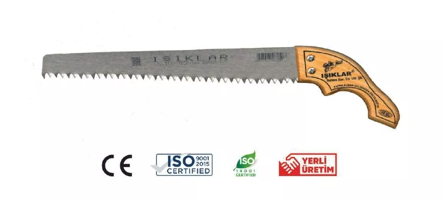 Işıklar 400-7 310mm Bağ Testeresi Dik Diş (Kılıflı)