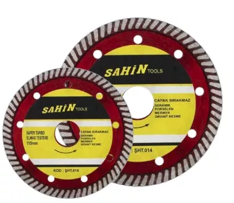 Şahin ŞHT-014 115mmx1.2x22.23mm Turbo Elmas Testere 10’lu