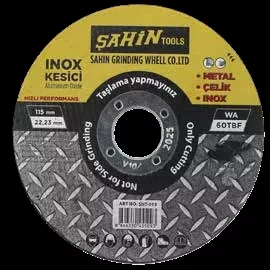 Şahin ŞHT-015 115mm İnox Kesici Disk 50’li