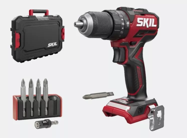 SKIL COMPACT 3075JA 20V Akülü Darbeli Matkap (Aküsüz) Çantalı