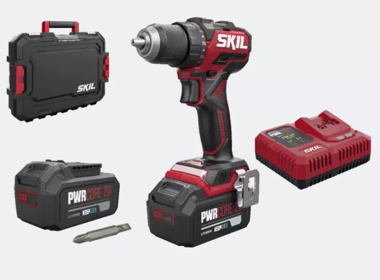 SKIL COMPACT 3065HB 20V Akülü Matkap 2x4.0Ah Çantalı