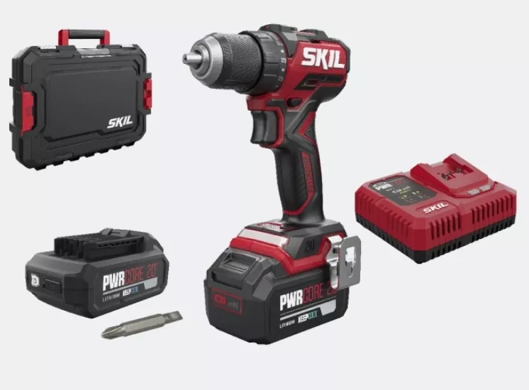 SKIL COMPACT 3065HA 20V Akülü Matkap 2.0Ah + 4.0Ah Çantalı