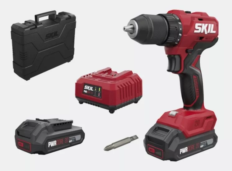 SKIL POWERTOOLS 3011HA 20V Akülü Matkap 2x2.0Ah Çantalı