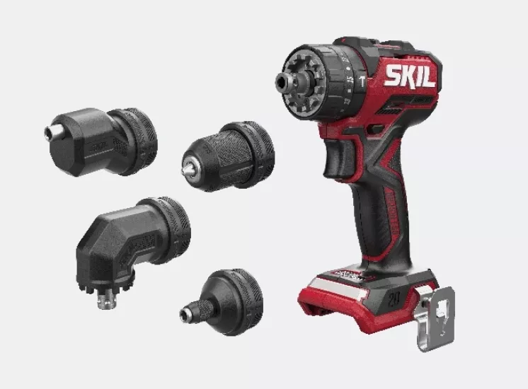 SKIL COMPACT 3076CA 20V Akülü 4 Başlıklı Darbeli Matkap (Aküsüz)