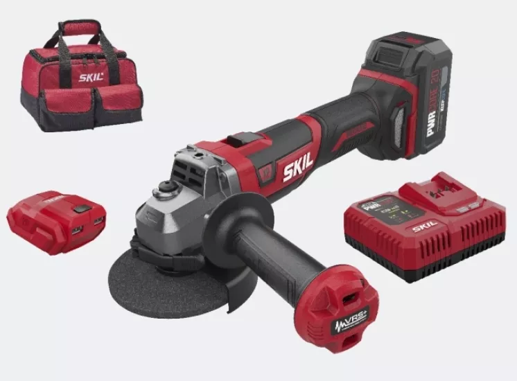 SKIL XP 3930DB 20V Akülü Avuç Taşlama 125mm 4.0Ah Çantalı