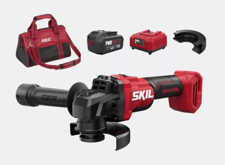 SKIL POWERTOOLS 3922DA 20V Akülü Avuç Taşlama 115mm (Aküsüz) Çantalı