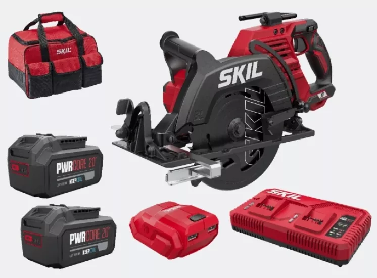 SKIL XP 3572EA 20V Akülü Daire Testere 184mm 2x4.0Ah Çantalı