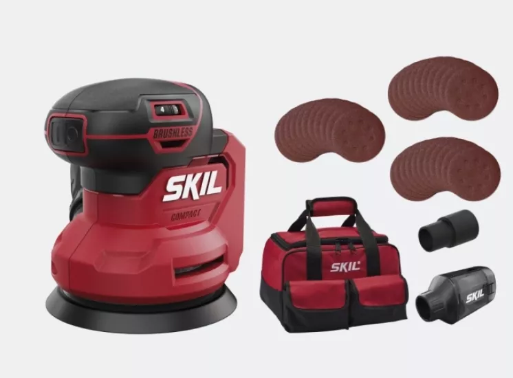 SKIL COMPACT 3751FA 20V Akülü Orabital Zımparalama (Aküsüz) Çantalı