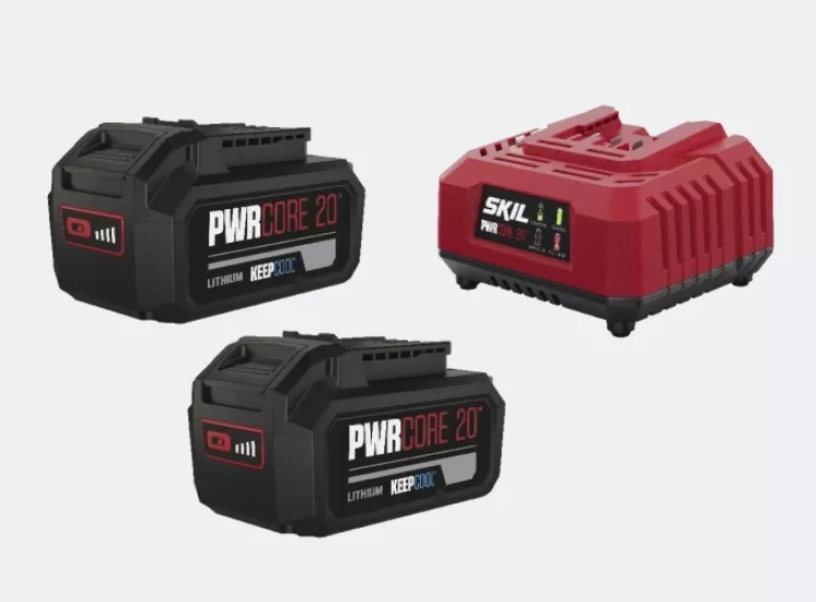 SKIL 3112BA 20V 2x4.0Ah Akü + 2.4Ah Şarj Cihazı