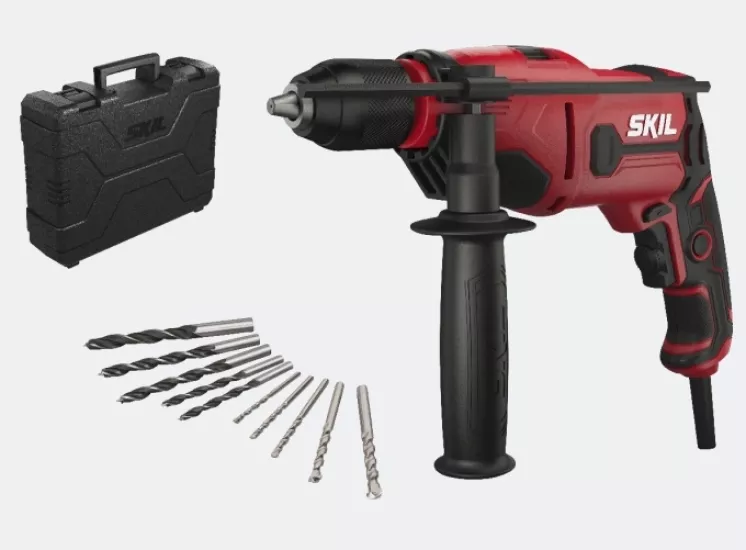 SKIL 6725GA 710W Darbeli Matkap Çantalı + 10 Uç