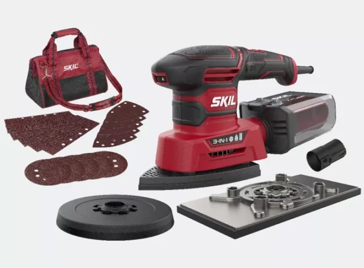 SKIL 7280DA 250W 3 IN 1 Multi Zımpara Çantalı