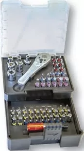Nttools NCSETH058 58 Parça 1/4’’ S2 Bits ve Lokma Seti