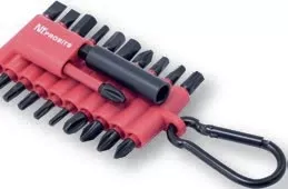 Nttools PRBZASET23-IB 23 Parça Anahtarlıklı 1/4’’ S2 Bits Seti
