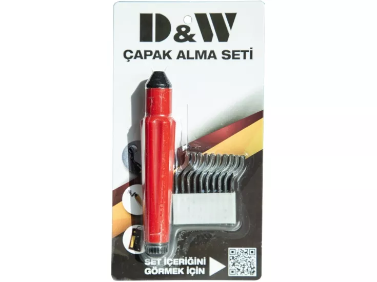 D&W DWZ3801095 Çapak Alma Seti (Demir Dışı Malzemeler için)