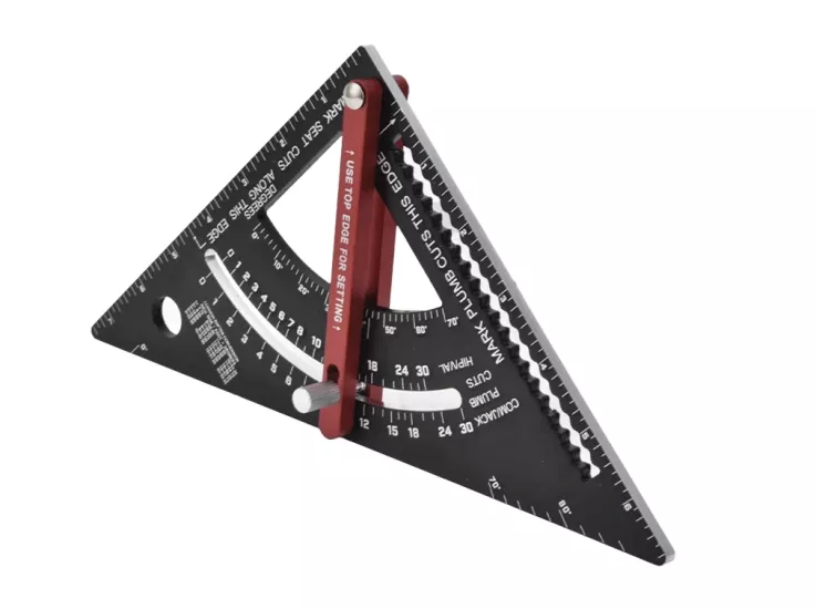 D&W DW7GM63 7’’ Alüminyum Üçgen Marangoz Gönyesi
