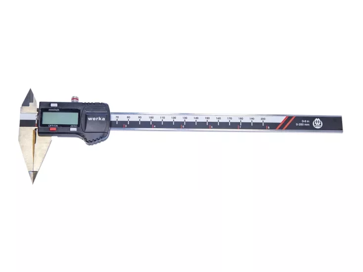 Werka 2252-200 200mm Nokta Uç Dijital Kumpas