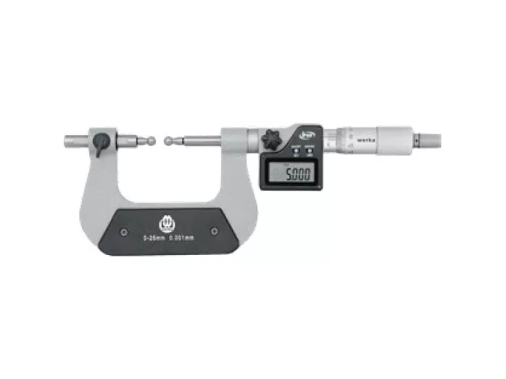 Werka W3224-50 25-50mm IP65 Dijital Dişli Mikrometresi