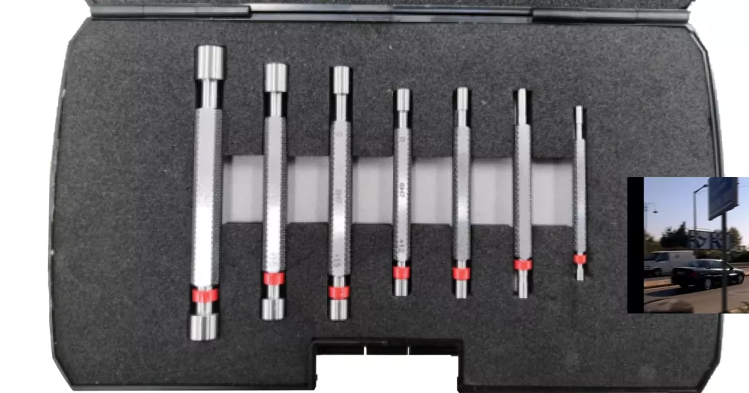 Werka 5107-S7 7 Parça Düz Tampon Mastar Seti