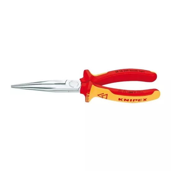 Knipex 26 16 200mm Düz Ağız Kargaburun VDE