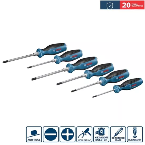 Bosch 1 600 A01 6BF 6 Parça Tornavida Seti