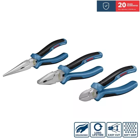 Bosch 1 600 A01 6BG 3’lü Pense Seti