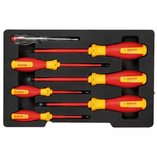 Bosch 1 600 A02 NF7 7 Parça İzoleli Tornavida Seti VDE