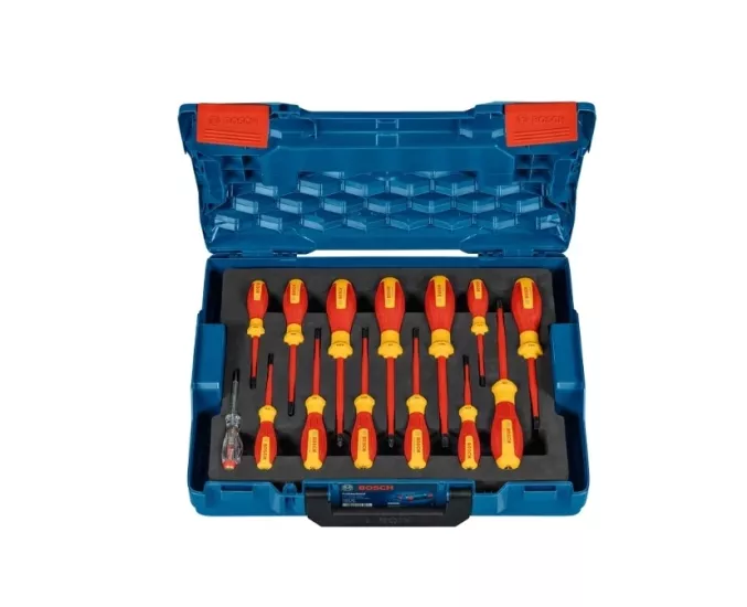 Bosch 1 600 A02 NF9 14 Parça İzoleli Tornavida Seti VDE