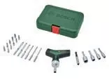 Bosch 1 600 A02 Z9T 22 Parça T Saplı Tornavida Seti