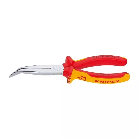 Knipex 26 26 200mm Eğri Ağız Kargaburun VDE