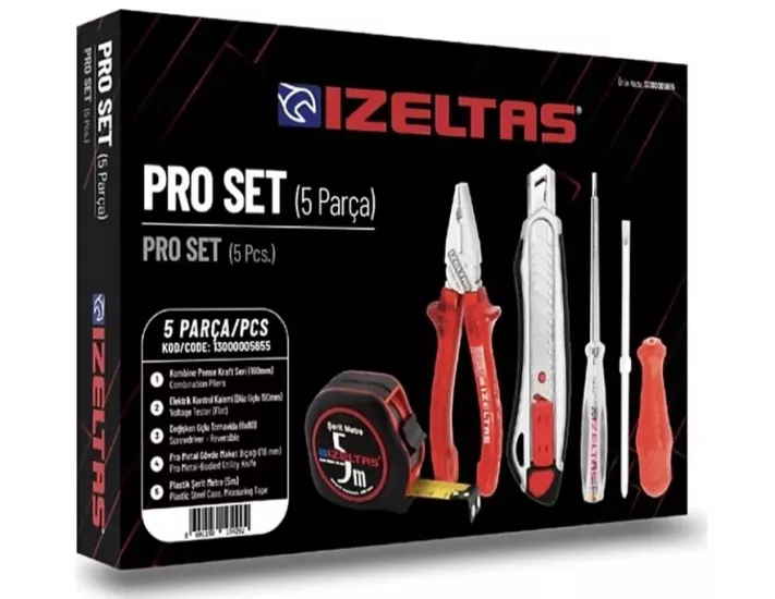 İzeltaş 13000 005655 Pro Set (5 Parça)