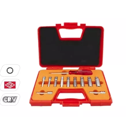 Rico 007-RC1113 12 Parça 1/4’’ 6 Köşe Uzun Lokma Seti