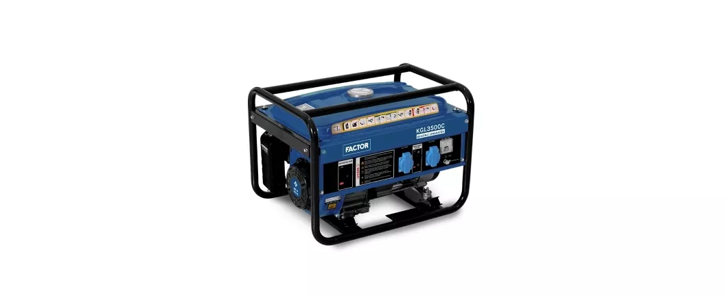 Factor KGL3500C 2.8kVa İpli Benzinli Monofaze Jeneratör