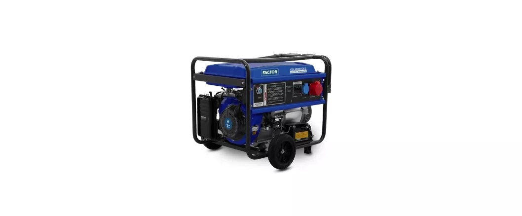 Factor KGL12000CE3 11.0kVa Benzinli İpli - Marşlı Trifaze Jeneratör