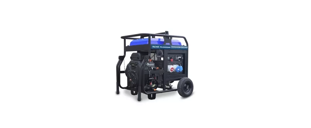 Factor KGL24000MT 21kVa Benzinli İpli - Marşlı Dual Jeneratör