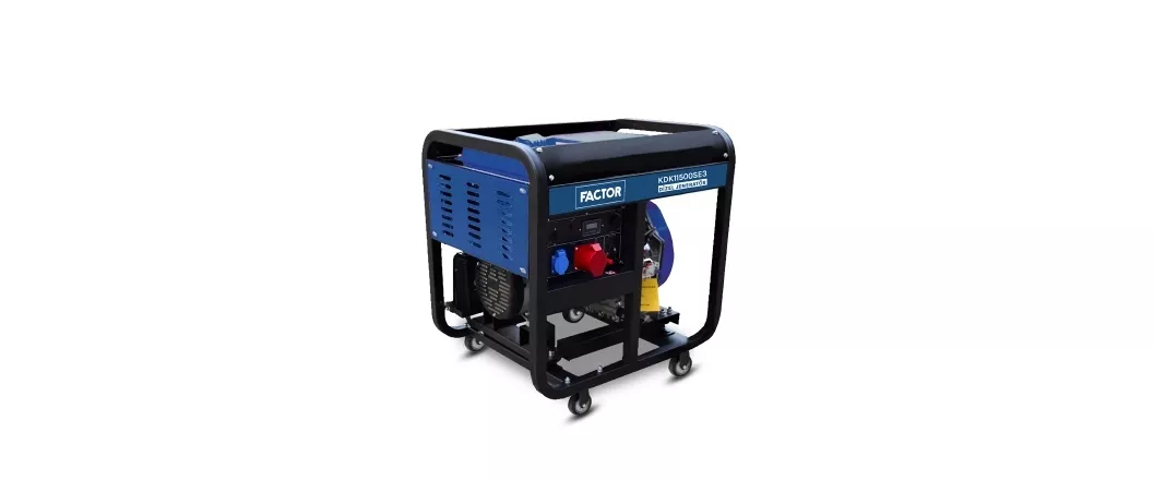 Factor KDK11500SE3 11.0kVa Dizel Marşlı Trifaze Jeneratör
