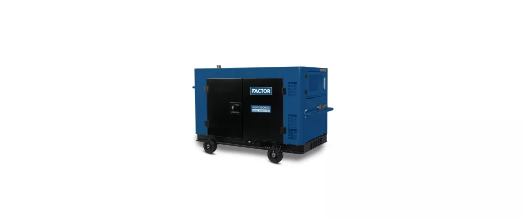 Factor KDK13500SC 13.5kVa Dizel Kabinli Marşlı Monofaze Jeneratör