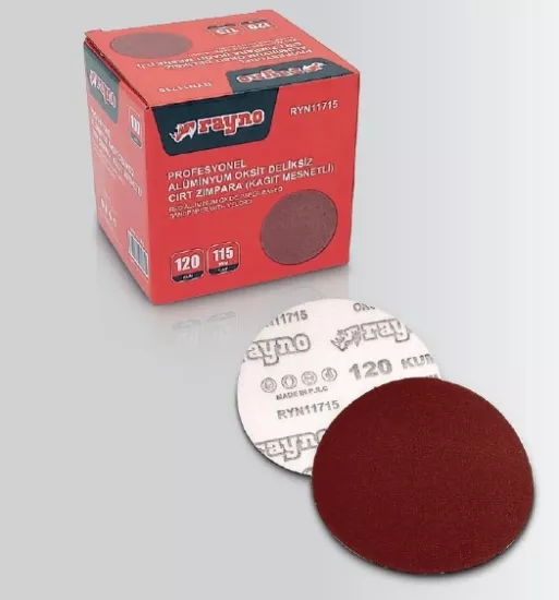 Rayno RYN11721 600 Kum 115mm Profesyonel Deliksiz Cırt Zımpara (100’lü)