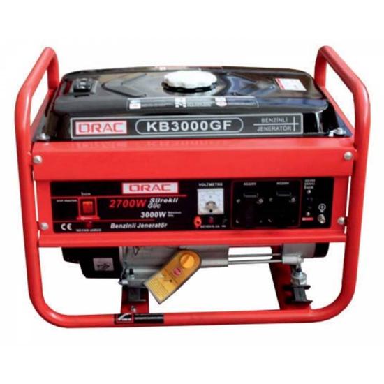 Orac 3000 GF Benzinli Jeneratör İpli 3.75 kVA