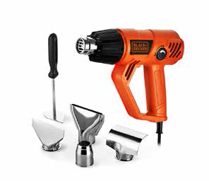 Black+Decker KX2001K 2000W Çantalı Sıcak Hava Tabancası + 5 Parça Aksesuar Seti