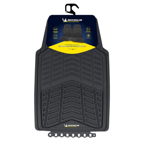 Michelin MC33863 Tüm Araçlara Uyumlu 3 Parça Üniversal 3D Havuzlu Oto Paspas