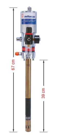 Mitacan MTGP60 60:1 Havalı Gres Pompası (Tek Pompa)