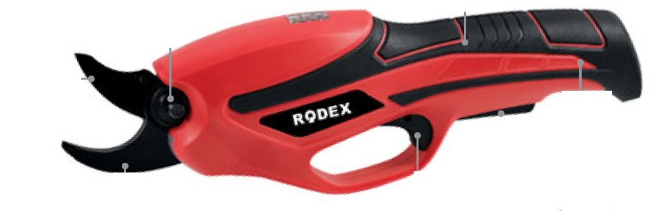 Rodex RDX2627 Akülü Dal Budama Makası