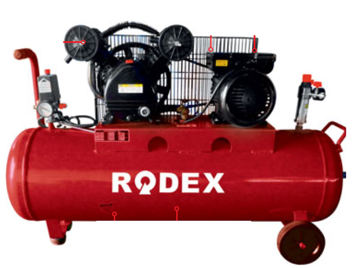 Rodex RDX794 200LT Hava Kompresörü